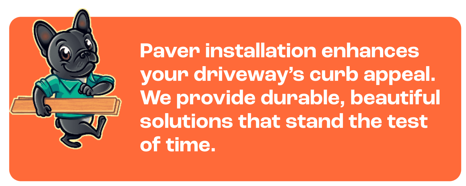 Paver installation enhancing driveway curb appeal with durable, beautiful solutions by Deckworks.